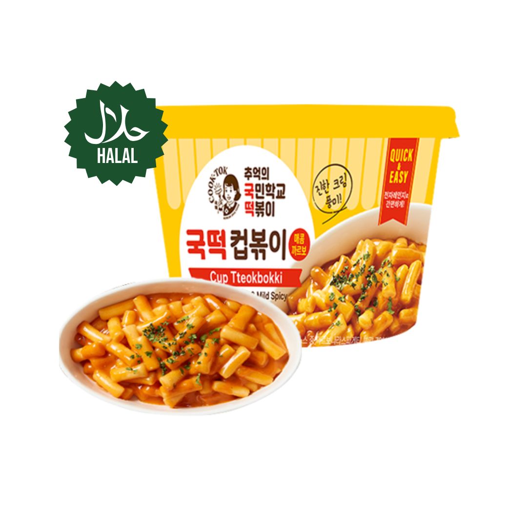 COOK-TOK Instant Tteokbokki Mild Spicy Carbo Flavour 140 gm