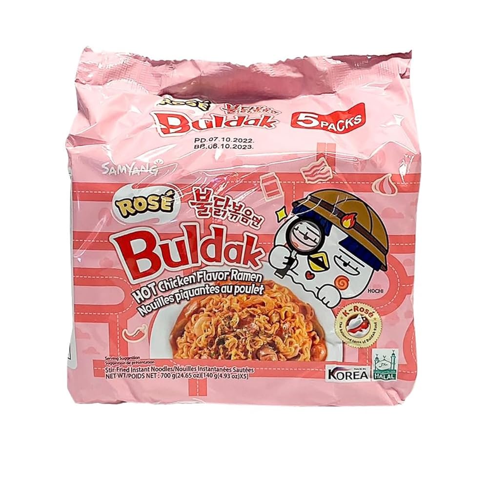 Samyang Rose Hot Chicken Flavor Ramen Family Pack 700gm