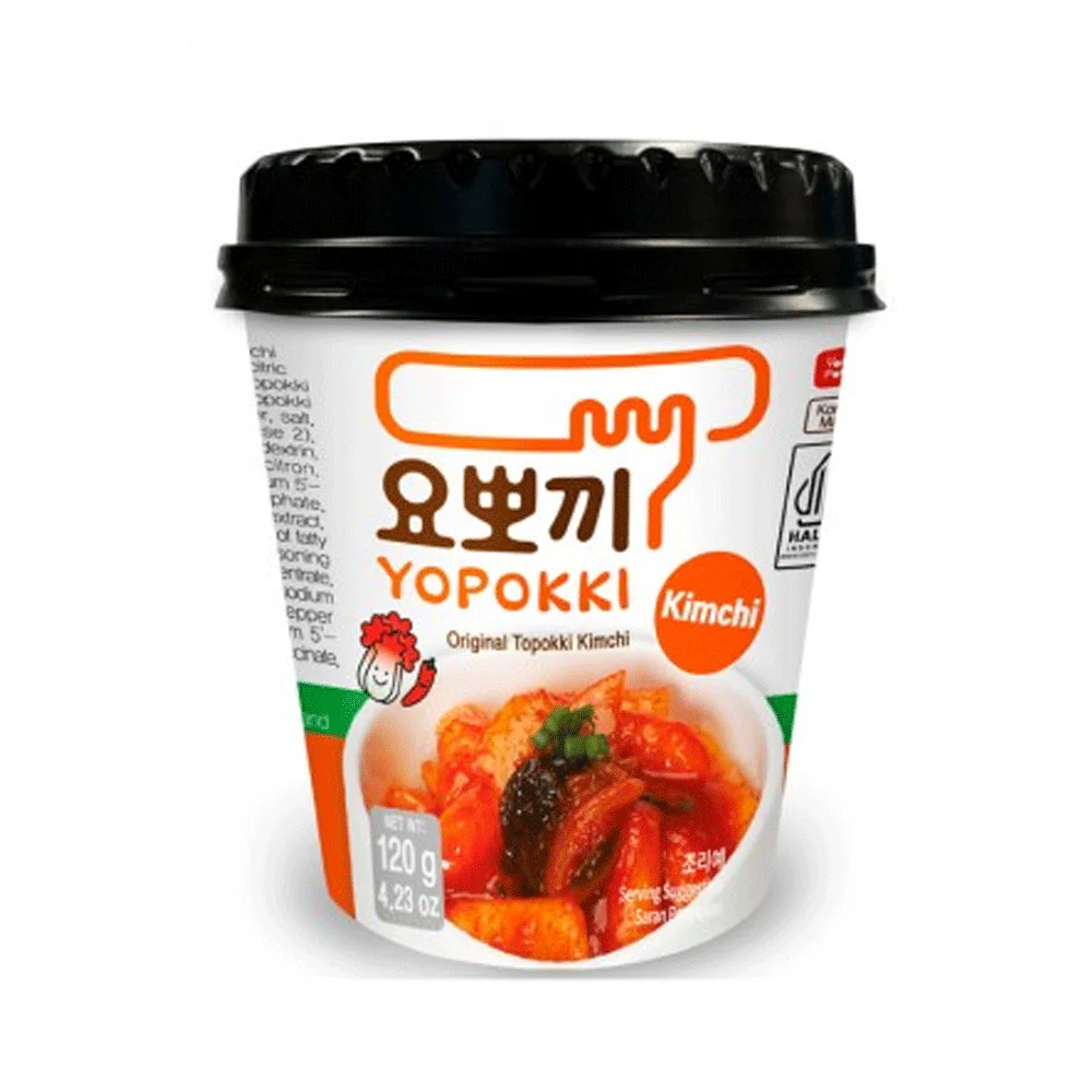 Yopokki Rice Cake Kimchi Flavor 120 Gm