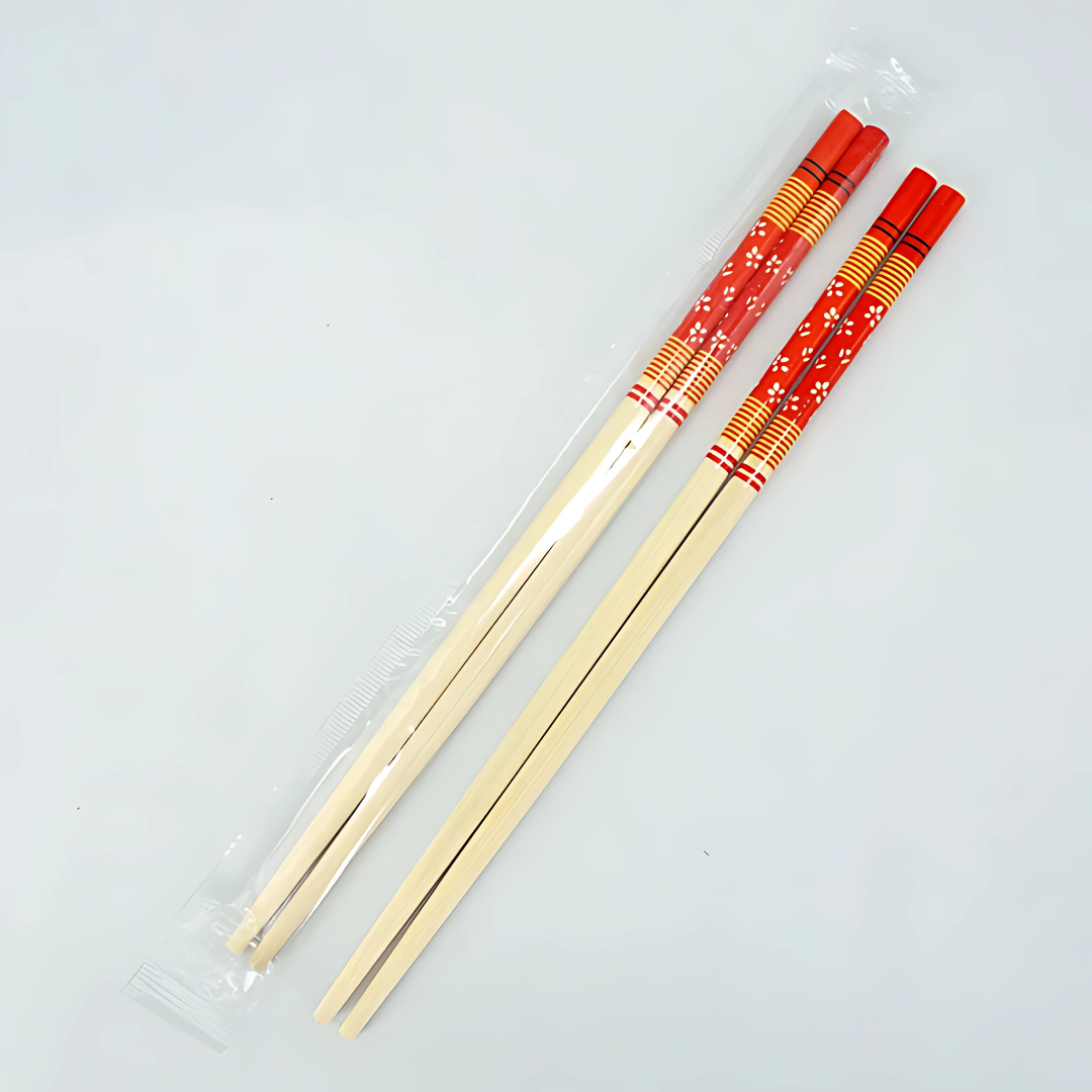 WOODEN CHINESE SAFFRON CHOPSTICKS