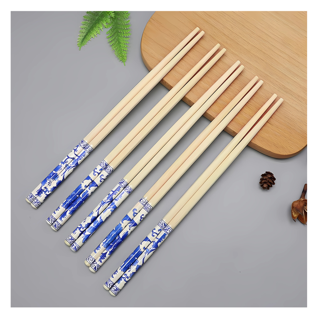 WOODEN CHINESE SAFFRON CHOPSTICKS