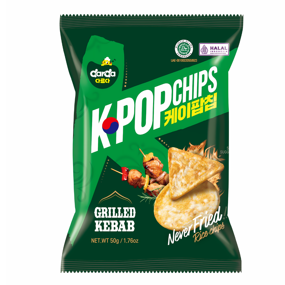 darda k pop chips GRILLED KEBAB FLAVOR 50G