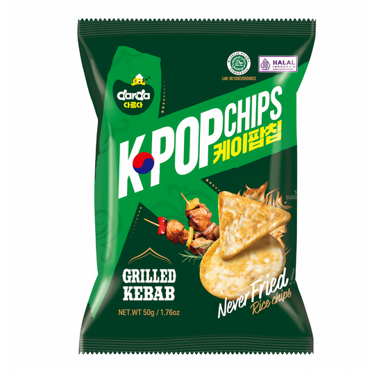 darda k pop chips GRILLED KEBAB FLAVOR 50G