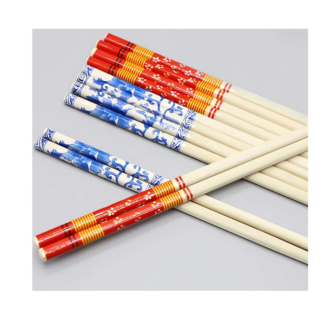 WOODEN CHINESE SAFFRON CHOPSTICKS